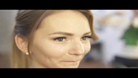 Portrait-of-attractive-smiling-caucasian-ethnicity-young-woman.-Slow-Motion-shot