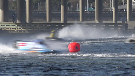 Formula-One-powerboats-race-on-a-course-in-Florida
