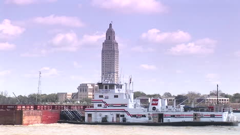 A-river-barge-passes-in-Baton-Rouge-Louisiana-1