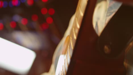 Closeup-of-a-hand-strumming-a-guitar