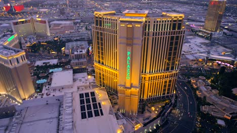 Aerial-view-of-the-Palazzo-in-Las-Vegas-Nevada