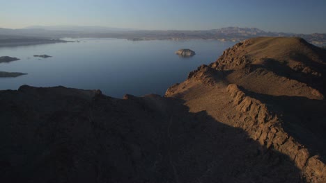 Aerial-view-of-Lake-Mead-near-the-Hoover-Dam
