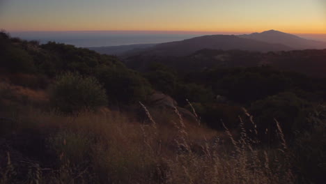 A-beautiful-sunrise-of-sunset-over-the-California-mountains