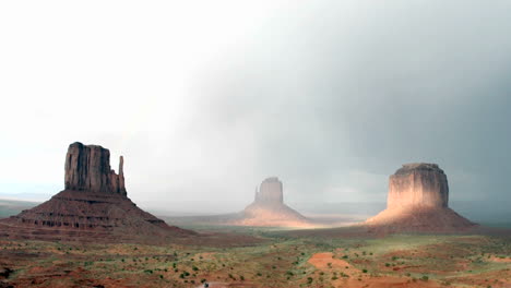 A-rainbow-fades-in-the-sunlight-following-a-storm-over-Monument-Valley-Utah-1