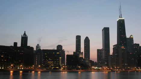Lights-brighten-as-the-sky-darkens-in-downtown-Chicago