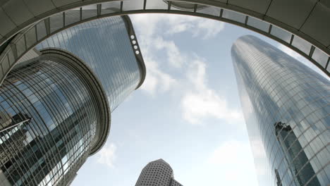 The-Houston-Oil-Company-Buildings-viewed-from-beneath-an-arch