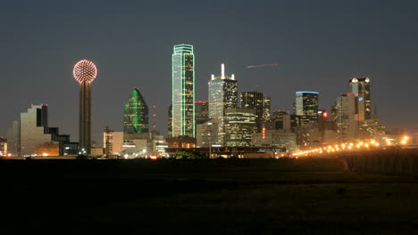 City-lights-illuminate-the-Dallas-skyline-at-night-1