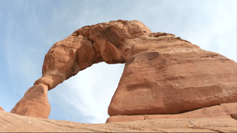 Worm'seye-view-of-Delicate-Arch-in-Utah's-Arches-National-Park