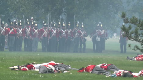 The-dead-lie-on-the-battlefield-in-this-television-style-reenactment-of-the-War-of-1812