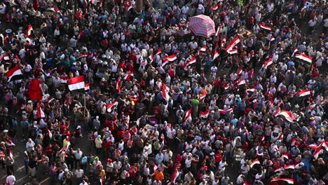 Overhead-view-of-protestors-in-Cairo-Egypt-5