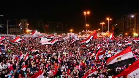 Crowds-protest-at-a-nighttime-rally-in-Tahrir-Square-in-Cairo-Egypt