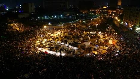 Overhead-view-of-demonstrators-in-Tahrir-Square-in-Cairo-Egypt