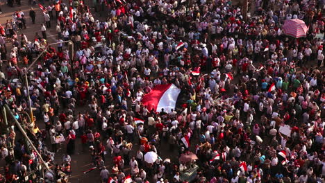 Overhead-view-of-protestors-in-Cairo-Egypt-9
