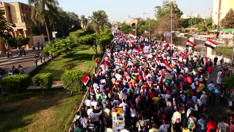 A-large-protest-march-in-Cairo-Egypt