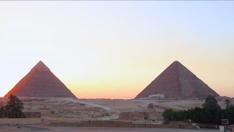 Sunrise-behind-the-great-pyramids-of-Giza
