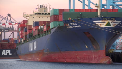 Goods-Are-Stacked-In-A-Container-Ship-At-Los-Angeles-Harbor-2