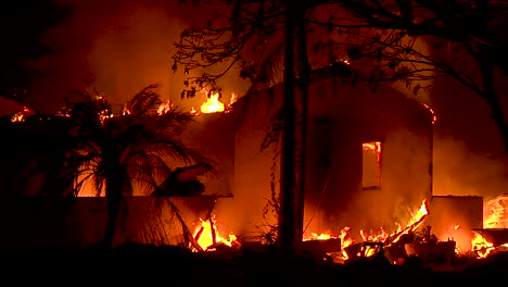 A-House-Burns-At-Night-During-The-Holiday-Fire-In-Goleta-California-3