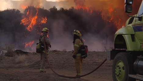 Firefighters-Look-On-As-A-Blaze-Burns-Out-Of-Control-In-California-7