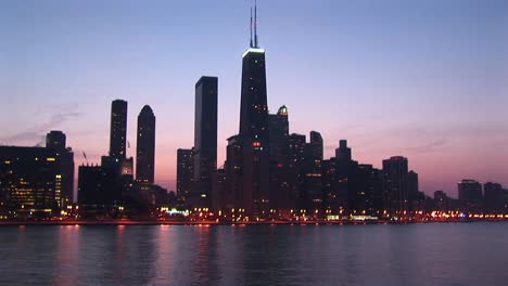 Chicago'S-Sears-Tower-Dominates-This-Skyline-Shot-During-Goldenhour