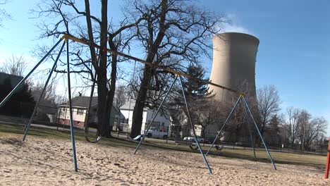 An-Otherwise-Typical-Residential-Neighborhood-Has-Been-Joined-By-A-Nuclear-Power-Plant