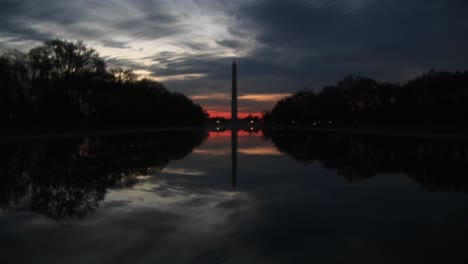 At-Goldenhour-Nature-Creates-A-Perfect-Mirror-Image-Of-The-Washington-Monument-And-Its-Environs
