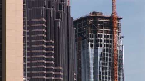 Panup-Of-Three-Tall-Buildings-In-The-City-Of-Atlanta-And-Then-Back-To-The-Skyline-Of-The-City