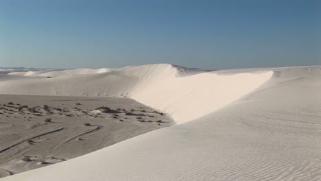 Longshot-De-Una-Duna-De-Arena-En-White-Sands-National-Monument-En-Nuevo-México