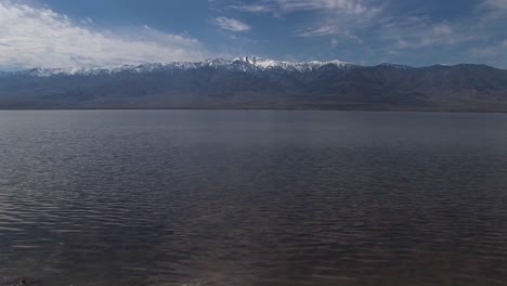 Longshot-Of-The-Badwater-Lake-And-Owlshead-Mountains-In-Death-Valley-National-Park
