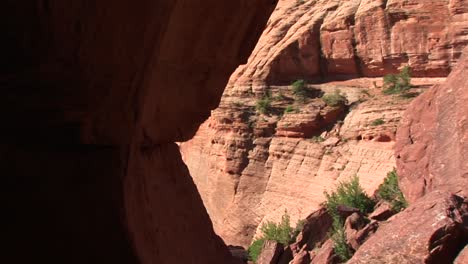 Panleft-Shot-Of-Canyon-De-Chelly-In-Arizona
