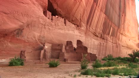 Long-Shot-Of-Cliff-Dwellings-In-Canyon-De-Chelly-National-Monument-1