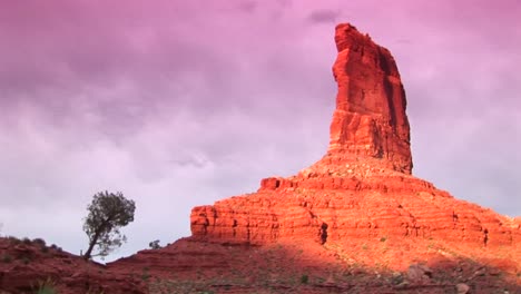 Totale-Einer-Sandsteinformationen-Im-Tal-Der-Götter-Utah