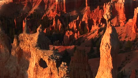 Totaler-Schuss-Komplizierter-Sandsteinformationen-Im-Nationalpark-Bryce-Canyon