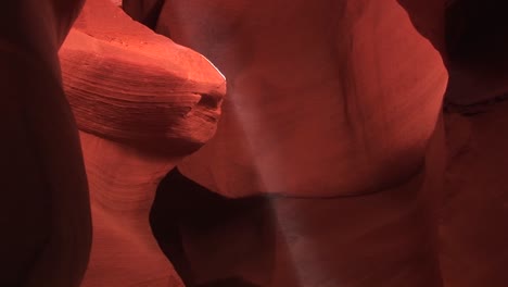 Panup-Of-A-Dancing-Dust-Motes-In-A-Sunbeam-In-Antelope-Canyon-Arizona