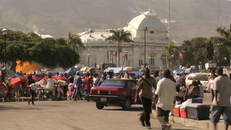Chaos-and-damage-on-the-streets-of-Port-Au-Prince-Haiti-following-a-massive-earthquake