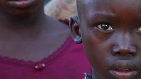 Closeup-shot-of-a-beautiful-young-African-child-in-Africa
